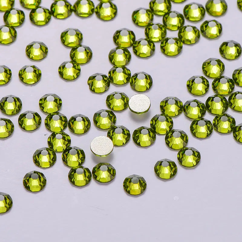 Sparkling Nail Art 2088 16 Cut 8 Big 8 Small Facets Glass Non Hot Fix Rhinestone for Rhinestone Shoes Sneaker