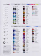 Wholesale Blue Moonlight Effects Glass Flatback Rhinestones SS3-SS30 Non Hotfix Strass Glue on Nail Art Decoration