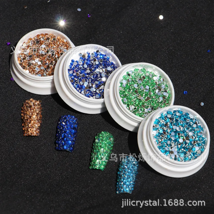High Quality Bulk Flat Back Resin Rhinestones Flat Bottomed Rhinestone for Clothing Craft & Accessories Decoration Wholesale