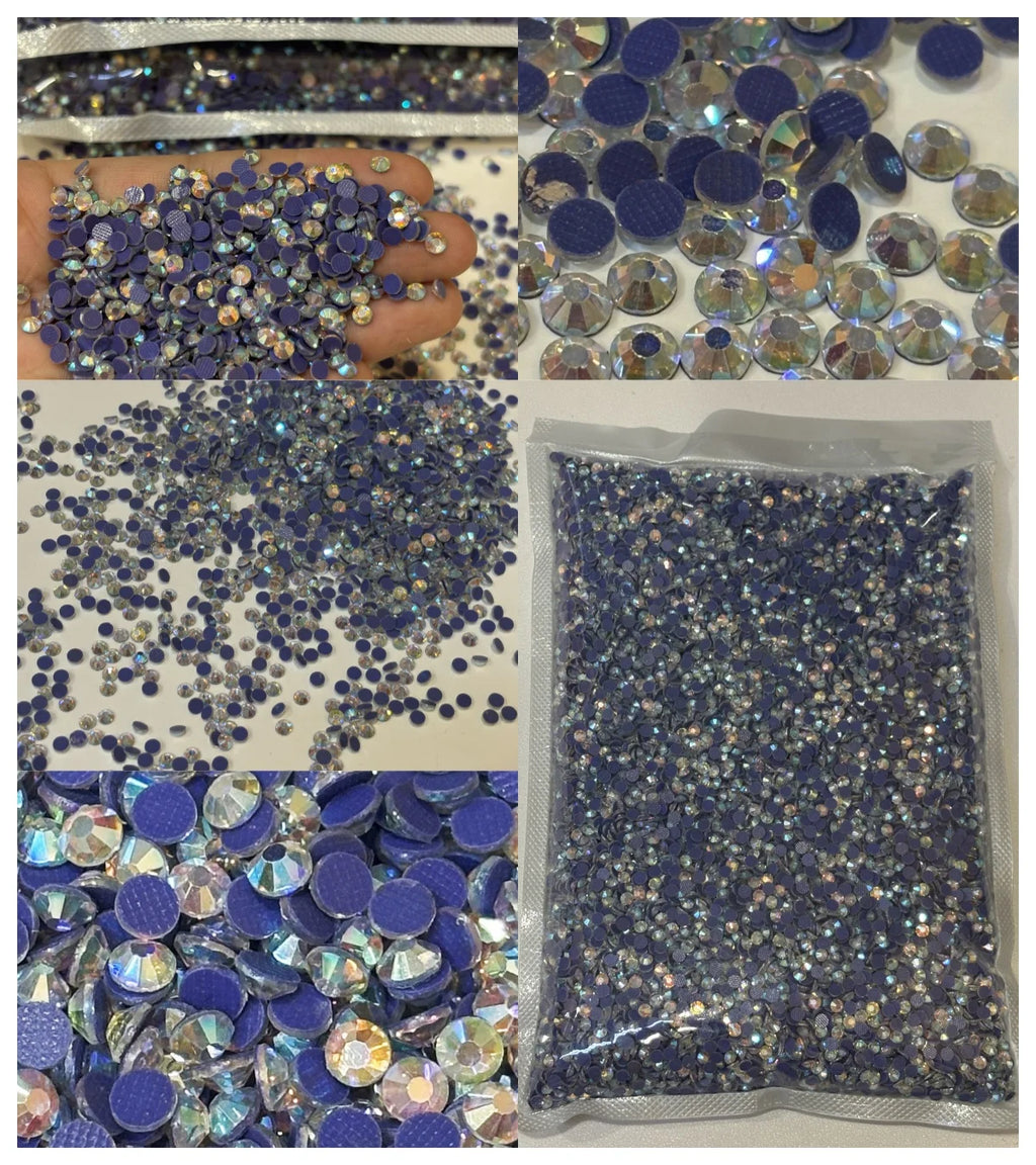 Wholesale Flatback Hot Fix Rhinestone Bags Garments Shoe Jewelry Decoration Glass Rhinestone