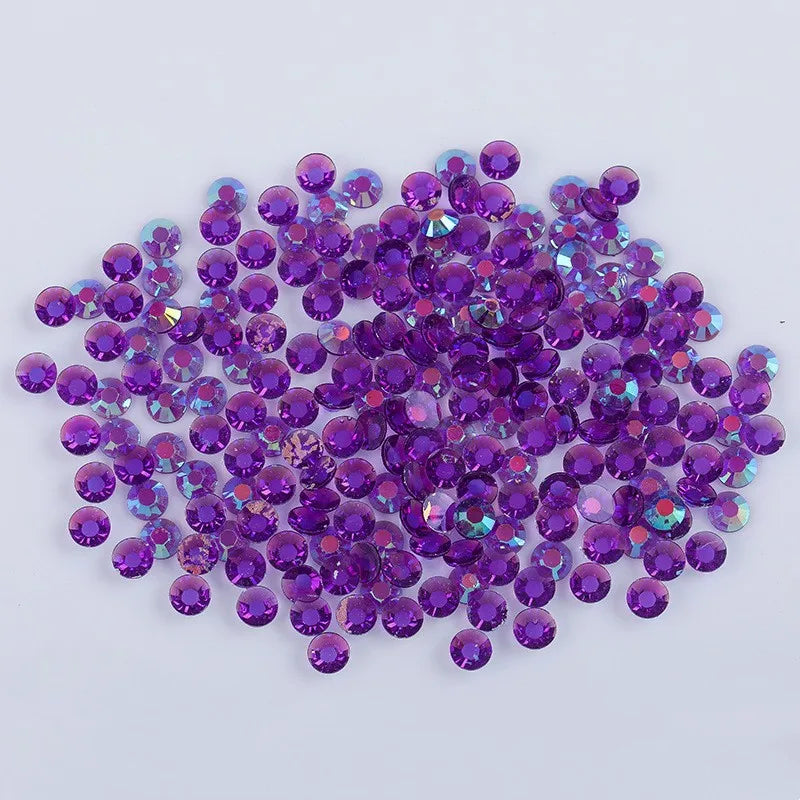Wholesale Hot Fix Flat Bottomed Jelly Rhinestones Transparent Crystal Rhinestone for Handicrafts