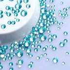 Wholesale Custom Ss4-ss20 Mix Size Rhinestone Non Hotfix Flat Back Rhinestones Bulk Crystal for Nair Art Decoration