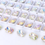 4568 Qiyi Innovative Design Classical Baguette Fancy Stone Top Quality Grade 6A K9 Glass Point Back Stones for DIY Decoration