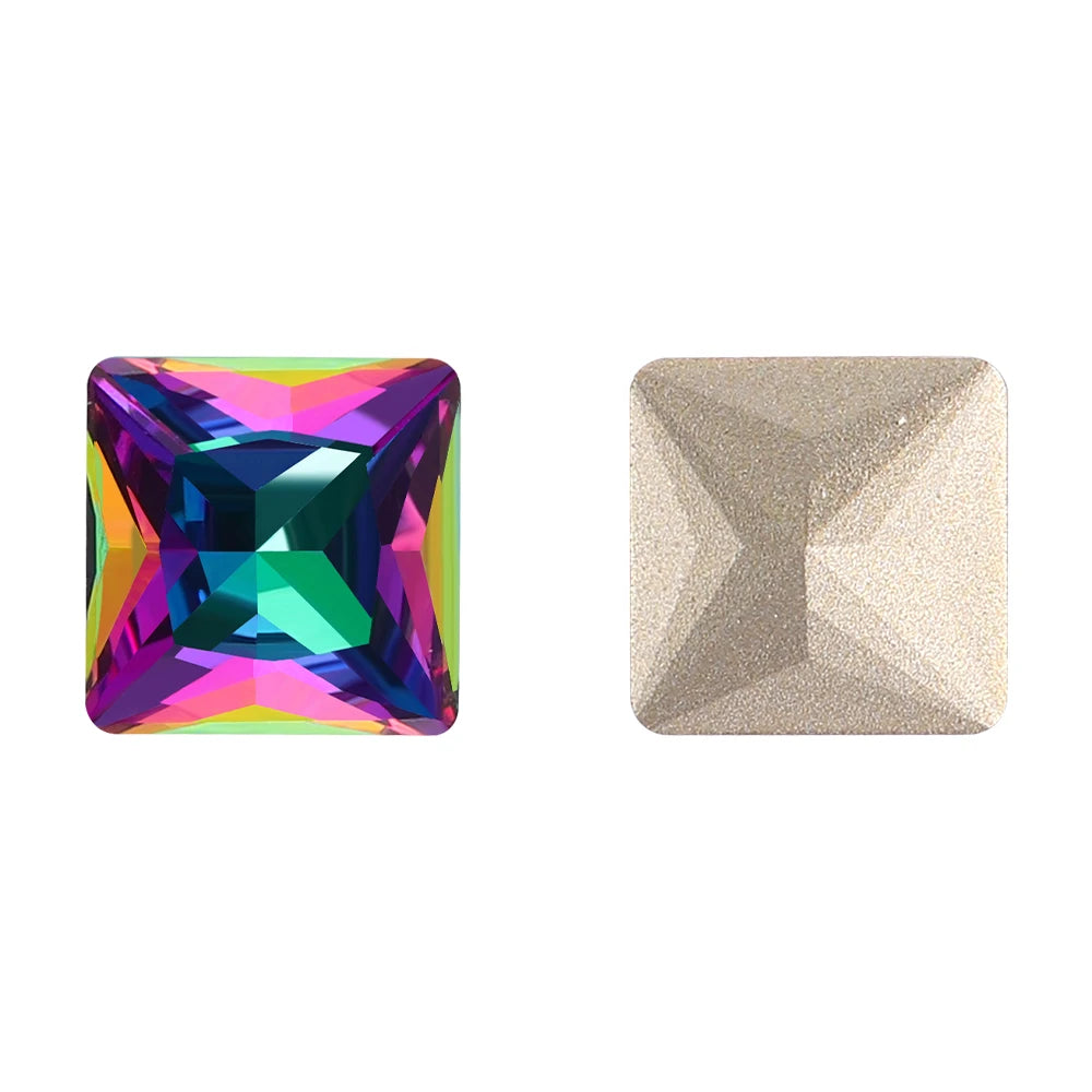 Effect Color Hot Selling Latest Fashion Design Factory Wholesale New Design Eco-friendly Materials K9 Glass Point Back Stone