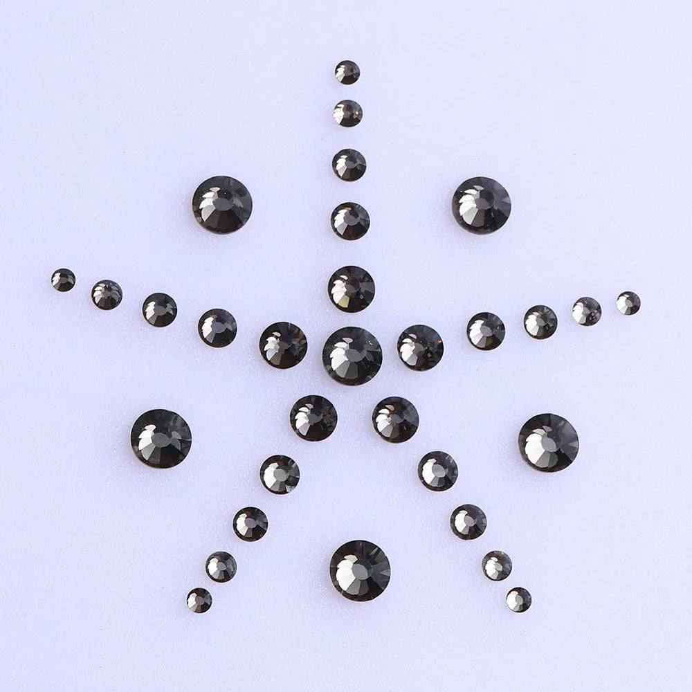 QIYI Factory Wholesale Mixed Size Ss4-ss20 Bling Crystal Rhinestones Bulk for Decorative Nail Art