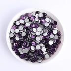 SS6-SS30 Wholesale Small Bag Non Hotfix Glue on 4A+ Quality Rhinestones Glass Crystal Flatback Regular Cut for Nail Art