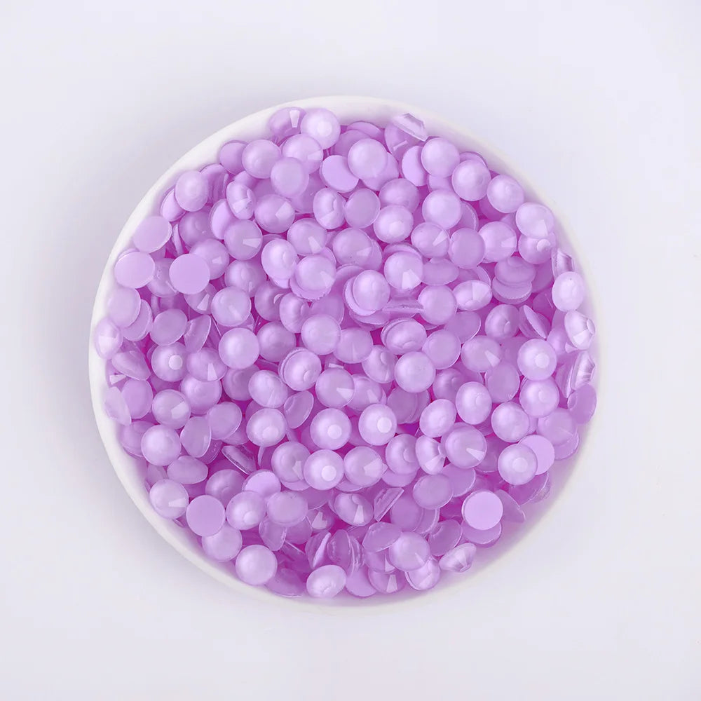 High Quality Luminous Non Hotfix Rhinestones  Neon Light Violet Glass Crystal  Flatback Rhinestone Bulk for Clothes