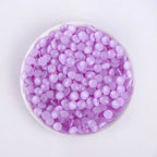 High Quality Luminous Non Hotfix Rhinestones  Neon Light Violet Glass Crystal  Flatback Rhinestone Bulk for Clothes
