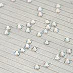 Wholesale Blue Moonlight Effects Glass Flatback Rhinestones SS3-SS30 Non Hotfix Strass Glue on Nail Art Decoration