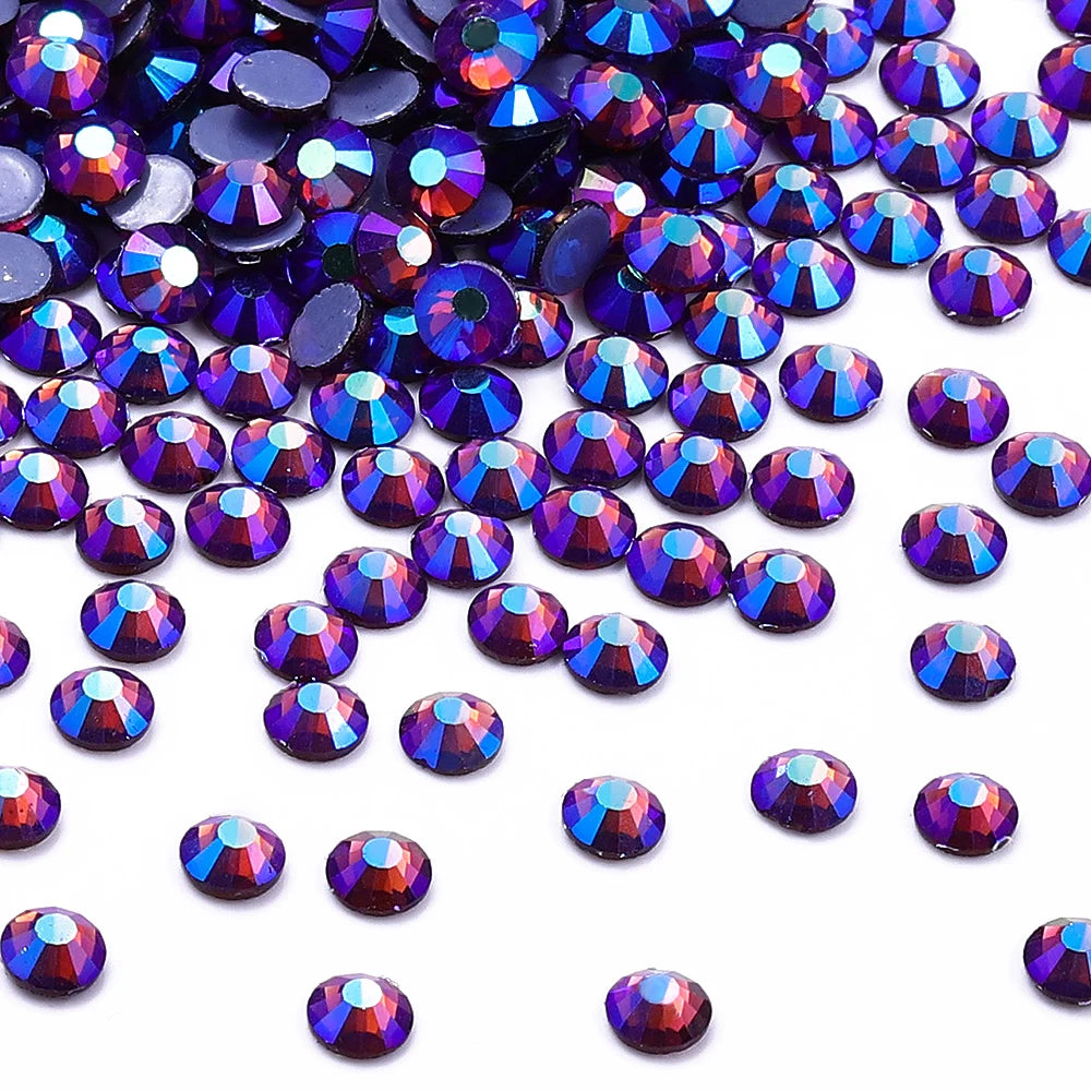 Hotfix Glass Rhinestone Bling Crystal AB Effect High Quality Rhinestones Bulk Crystals Stones Garment Accessories for Clothing