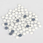 Wholesale White Porcelain Hot Fix Glass Rhinestone High Quality FlatBack Rhinestones SS4-SS30 for Garments and Art Decoration