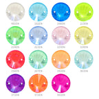 Rivoli Rhinestones 55 Colors Crystal AB Sew-on Rhinestones Glass Gems Clothing Flatback Sewing Stones for Women