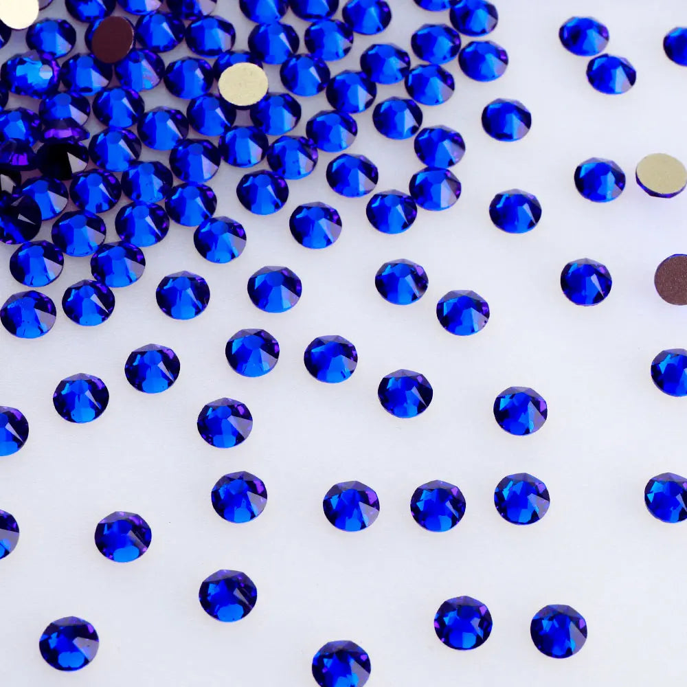 14400PCS  2088 Flatback Non Hotfix Rhinestones 16 Cut Facets Glass Crystal Round Diamond Strass Rhinestone Bulk for Dress