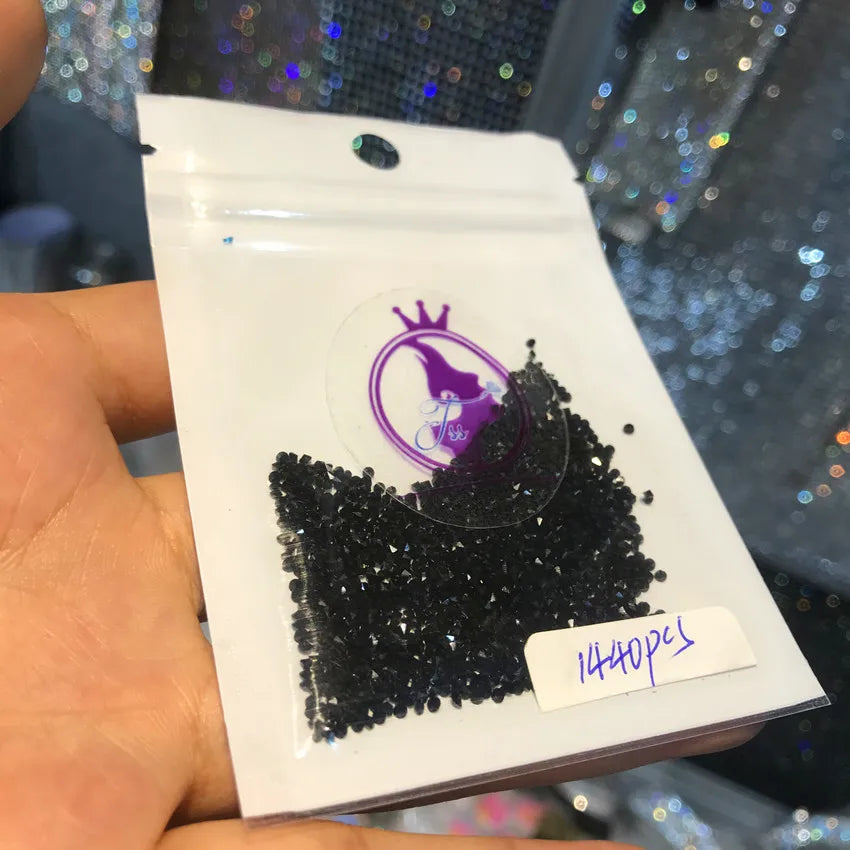 High Quality Bulk Glass Rhinestones Transparent for Nail Art Bags Garments Shoes Decoration Jewelry Decoration