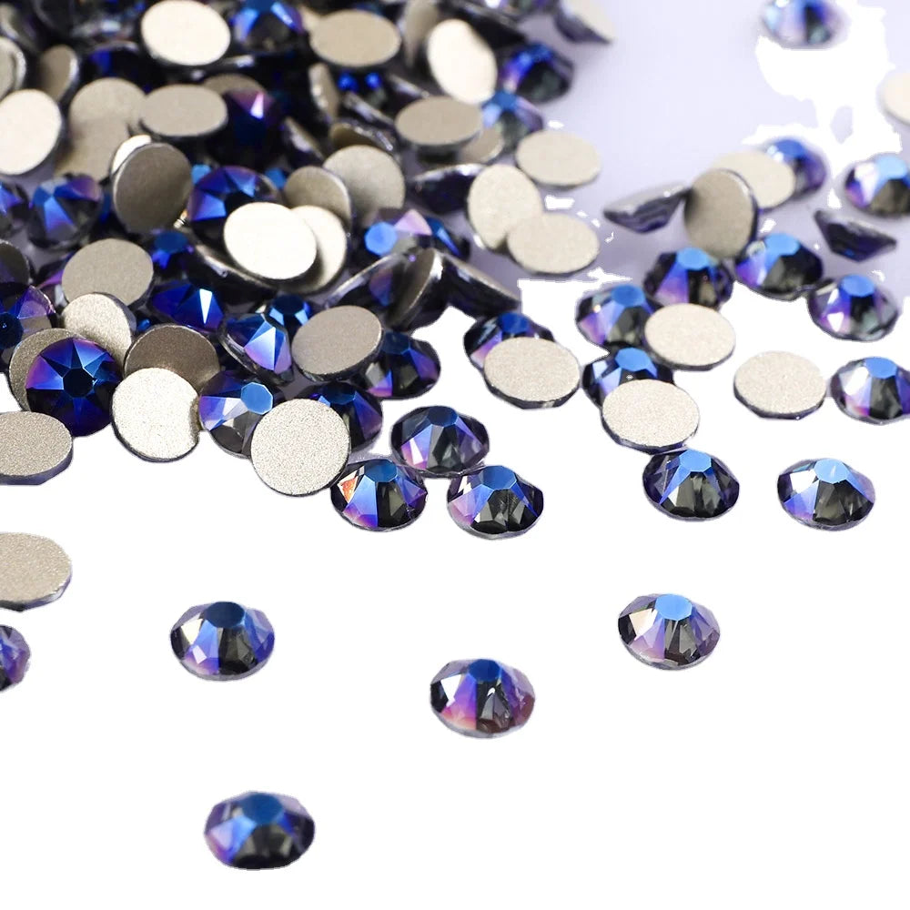 Wholesale Flatback Rhinestones 16 Facets Strass Good Quality Luxurious Rhinestones for Top Decoration Accessories