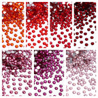 QIYI Factory Wholesale High Quality Fashion Regular Cut Red Line Non Hofix Glass Flat Back Rhinestone for DIY Garments Nail Art