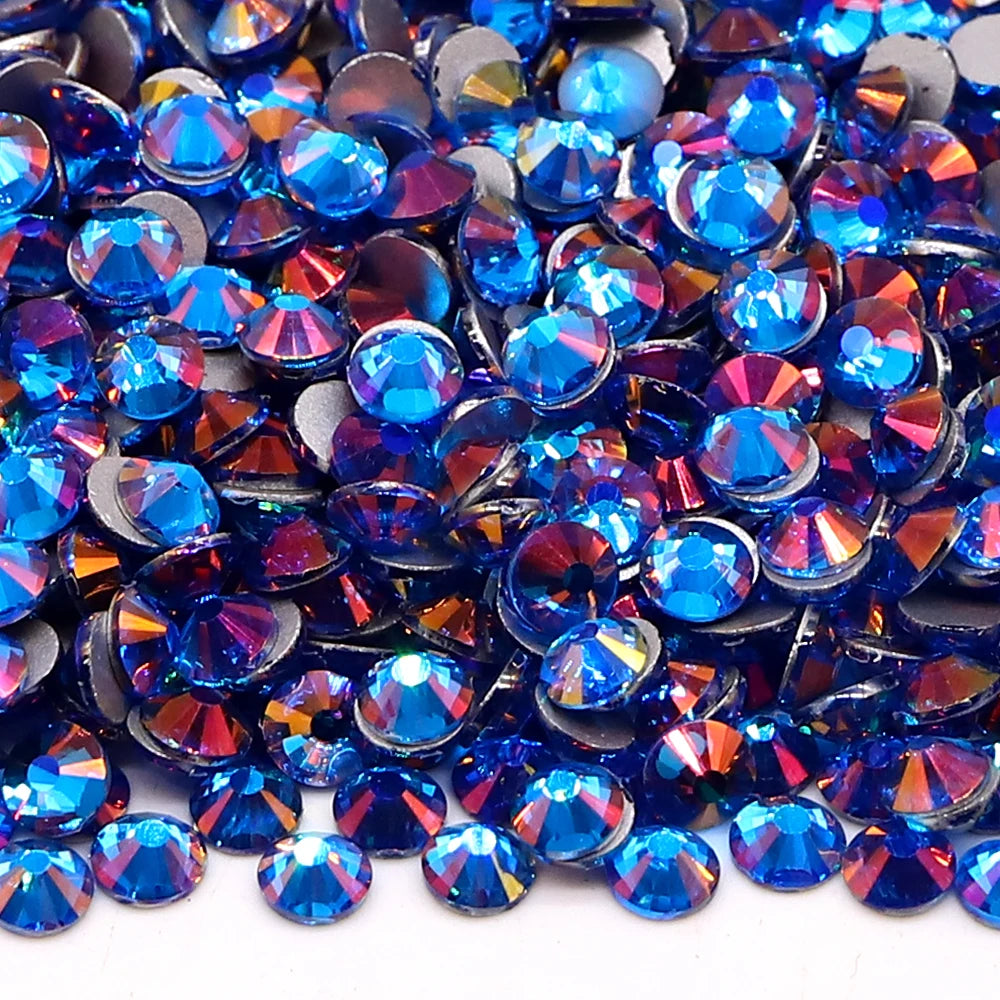 2024 New Design September New 23th Wholesale Rhinestone Non Hotfix Flat Back Crystal Glass  for Clothing