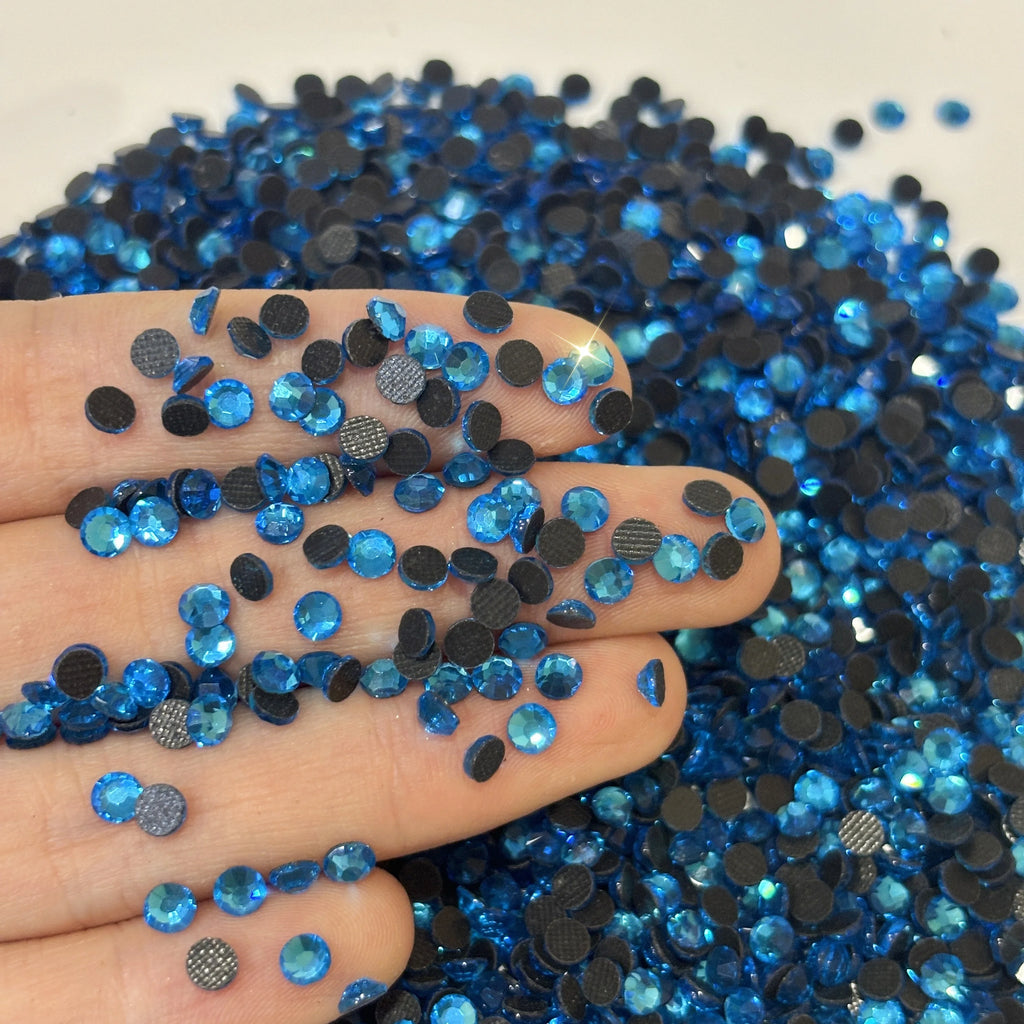 Bulk Shiny Glass Rhinestones Crystal Flatback AB DIY Nail Art Shoe Garment Decorations Hot Fix Glue-On Rhinestone