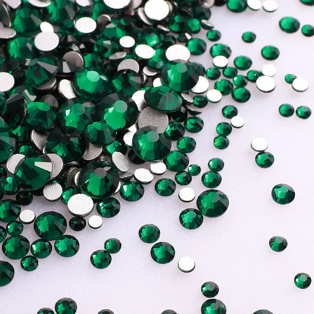 QIYI Wholesale Mixed Size Ss4-ss20 Bling Crystal Rhinestones Bulk for Decorative Nail Art Crafts