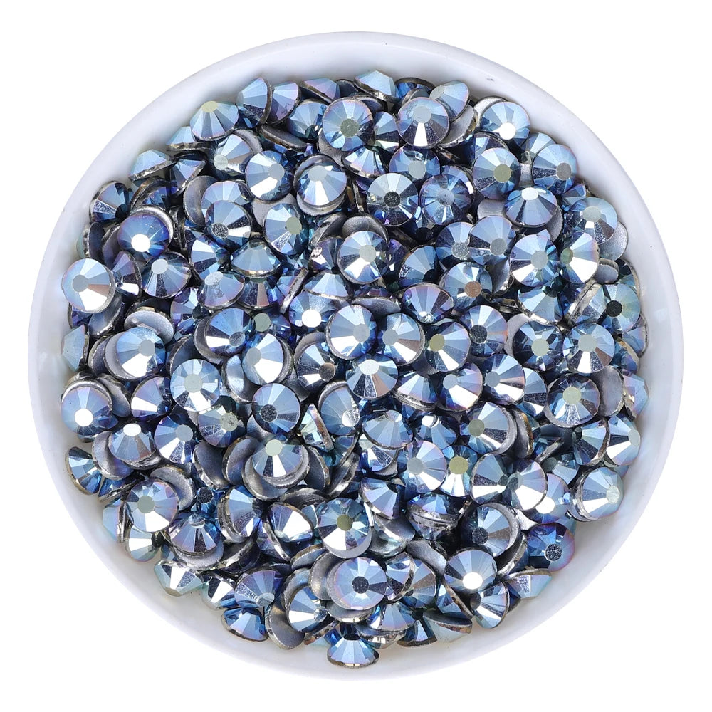 QIYI SS10-SS20 1130-1187 14400pcs Non Hot Fix Factory Direct Wholesale High Quality Durable Glass Crystal Rhinestones for Girls