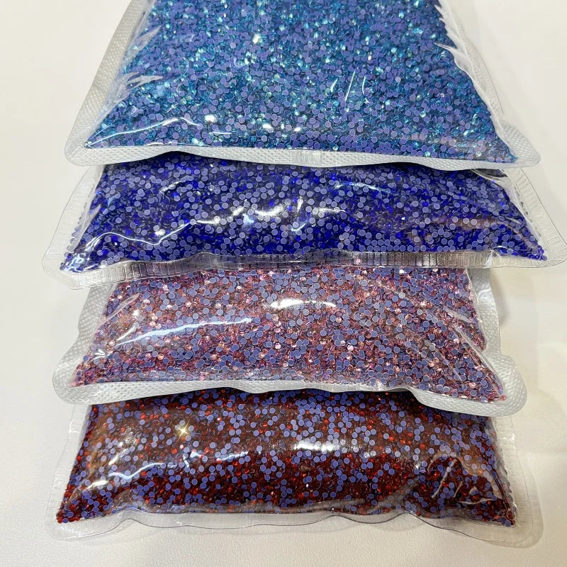 Hot Fix Flatback Round Rhinestones Bulk Glass Crystal Glue-On Technique Garment Accessories Rhinestone
