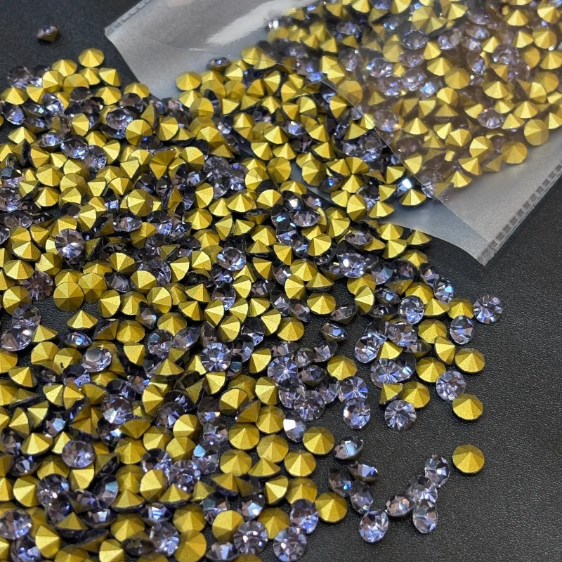 SS28 Round Glass Crystal Loose Rhinestones in Bulk for Bags and Clothing Decoration Rhinestone