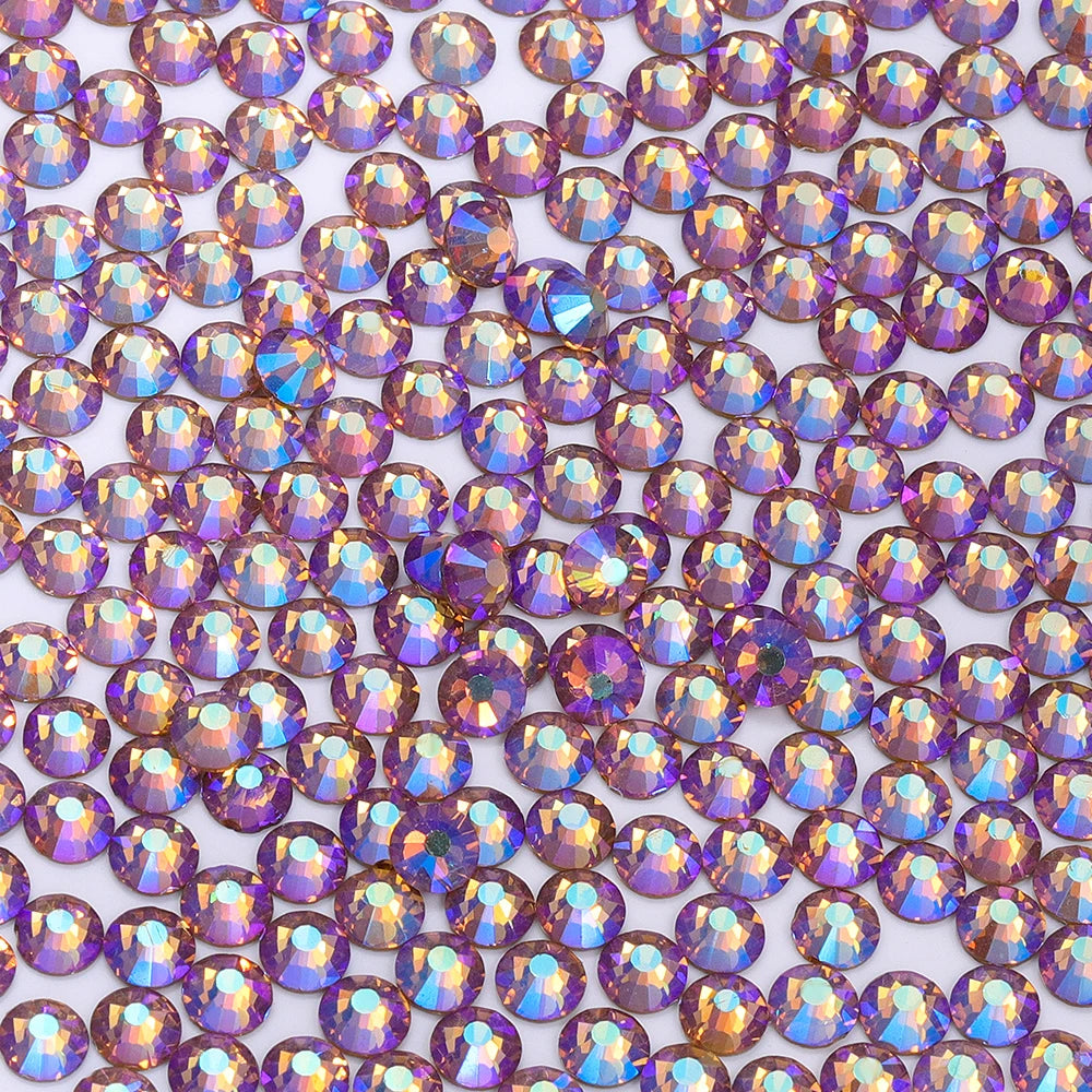 QIYI SS30-SS60 1001-1129 14400pcs Flat Back Non Hot Fix Durable Latest Fashion Popular Style Glass Crystal Rhinestones for Shoe
