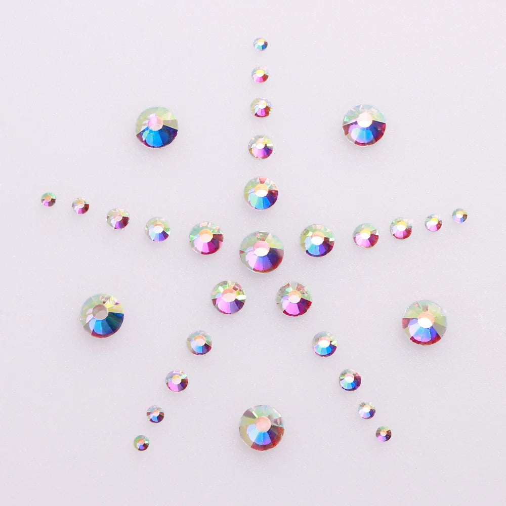 QIYI Factory Wholesale Mixed Size Ss4-ss20 Bling Crystal Rhinestones Bulk for Decorative Nail Art