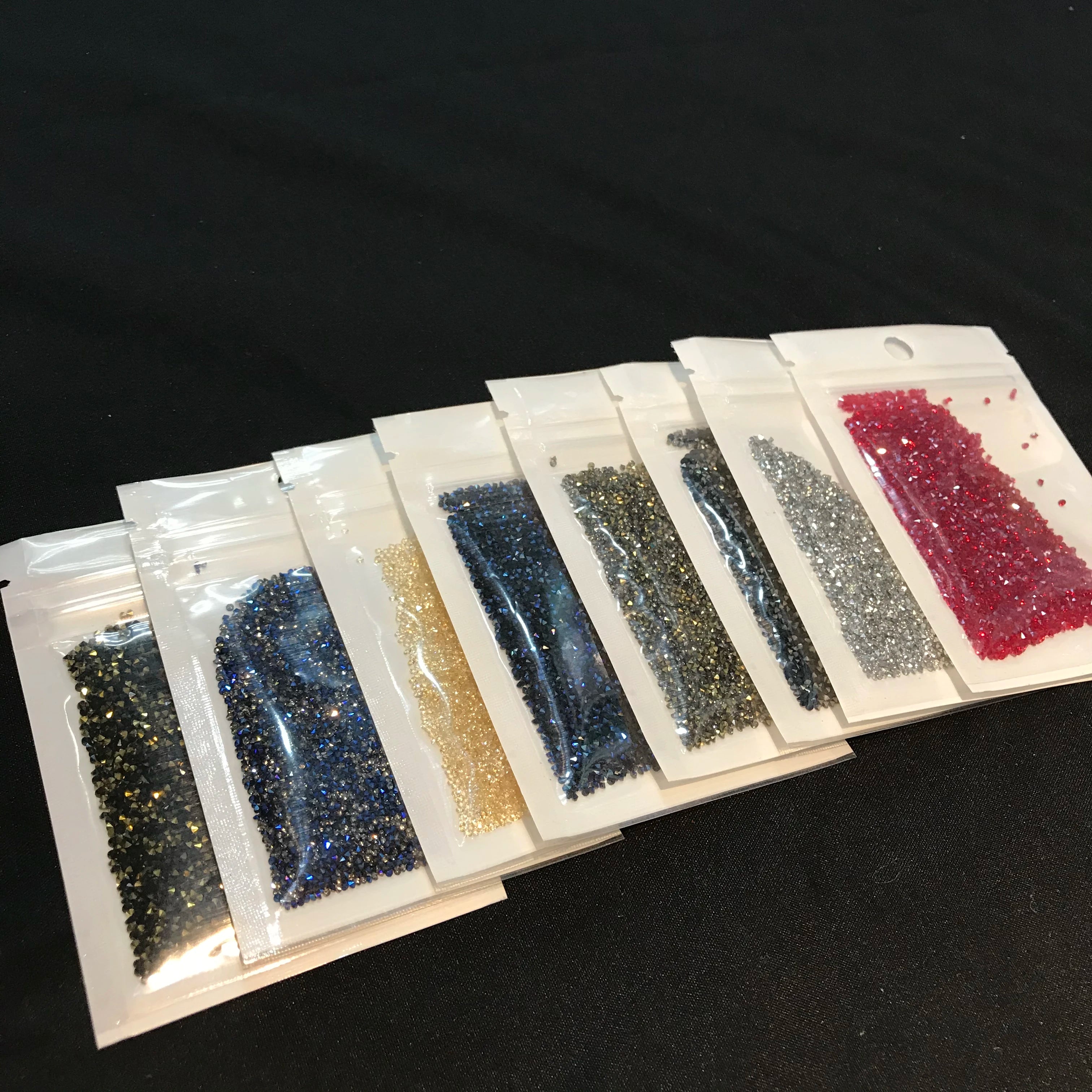 High Quality Bulk Glass Rhinestones Transparent for Nail Art Bags Garments Shoes Decoration Jewelry Decoration