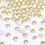 Factory Wholesale Big Bag Non Hotfix Rhinestones SS6-SS30 Glass Crystal Flatback Regular Cut Rhinestones for Nails Art