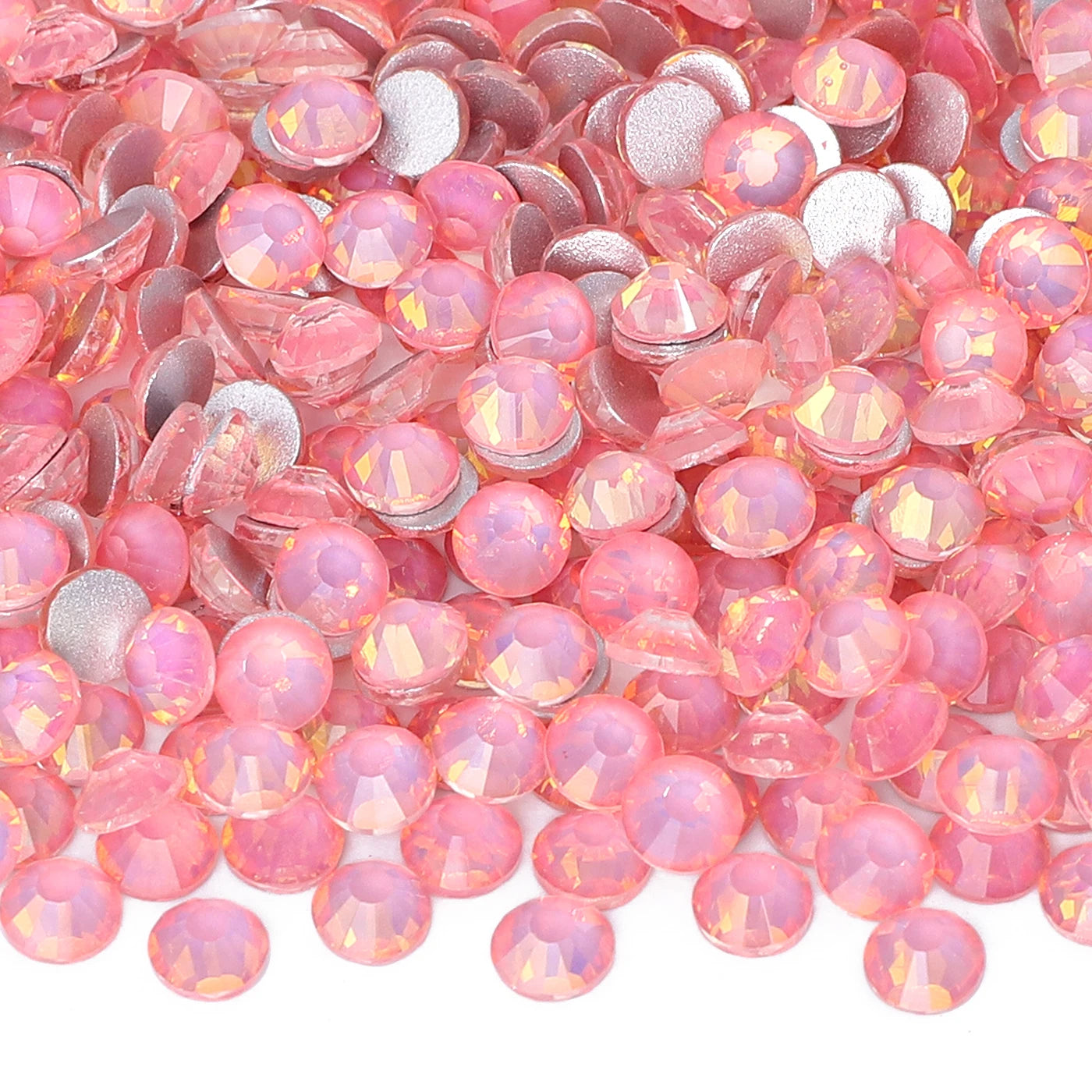 Flashing Colors New Design Wholesale Rhinestone Non Hotfix Flat Back Crystal Glass  for DIY Nail Clothing