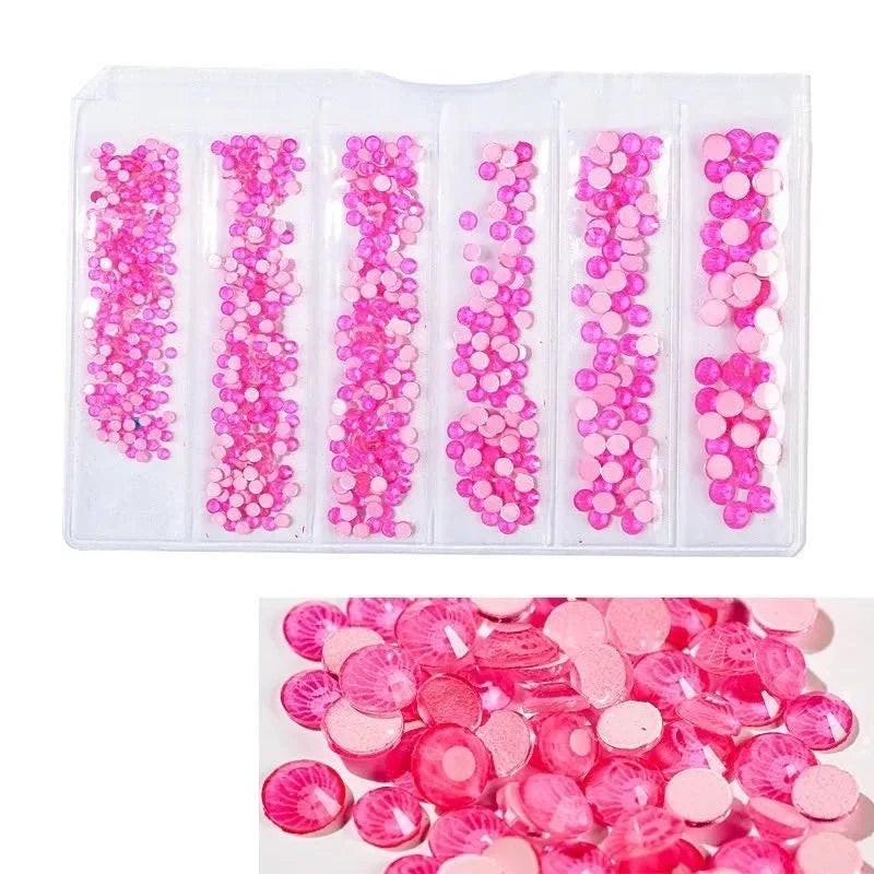 Customized Night Bling Rhinestone Fluorescent Flat Bottomed Drill Diy Nail Art Rhinestone