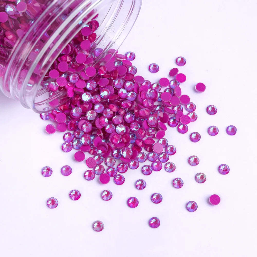 Wholesale Glitter Mocha Flat Back Non Hotfix Rhinestone Glass Crystals Rhinestones Diamond for Fashion Jewelry Earring