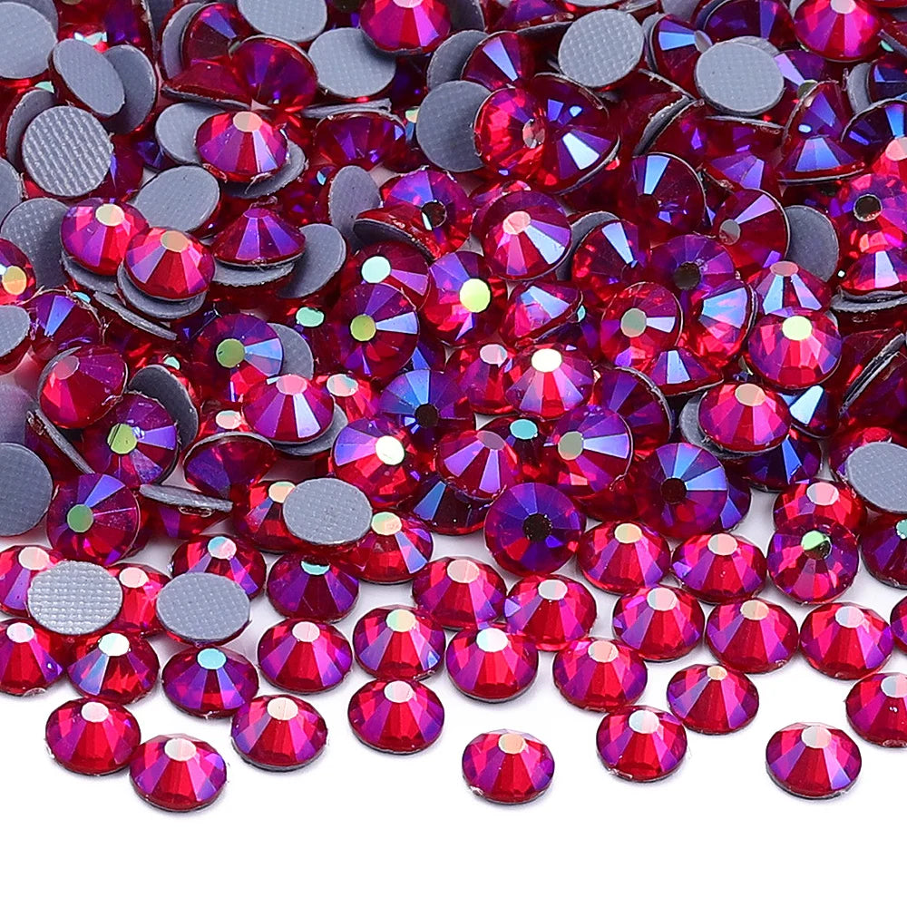 Hotfix Glass Rhinestone Crystal AB Effect High Quality Rhinestones Bulk Crystals Stones Garment Accessories for Clothing