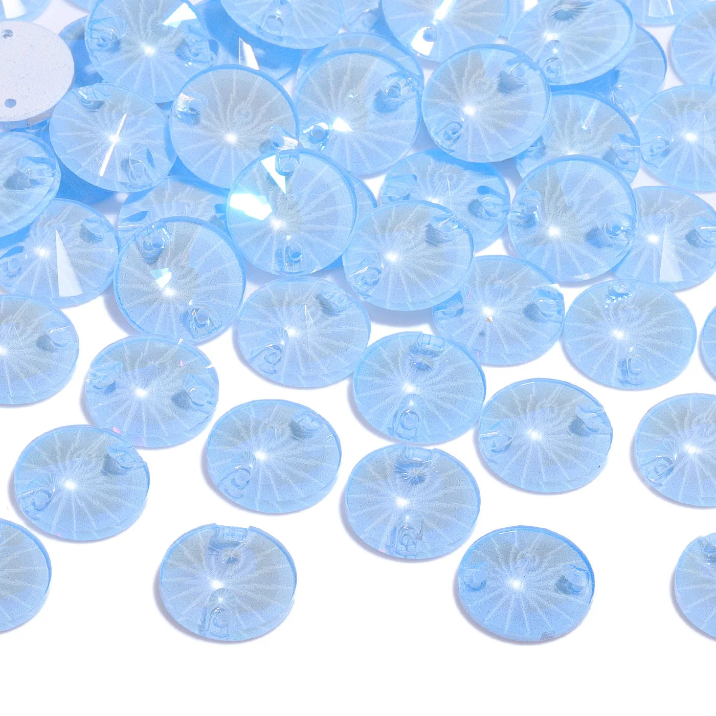 QY 2024 New Color Fashionable Style Popular Design High Quality Glass Crystal Sew on Rhinestones for Clothing Decoration