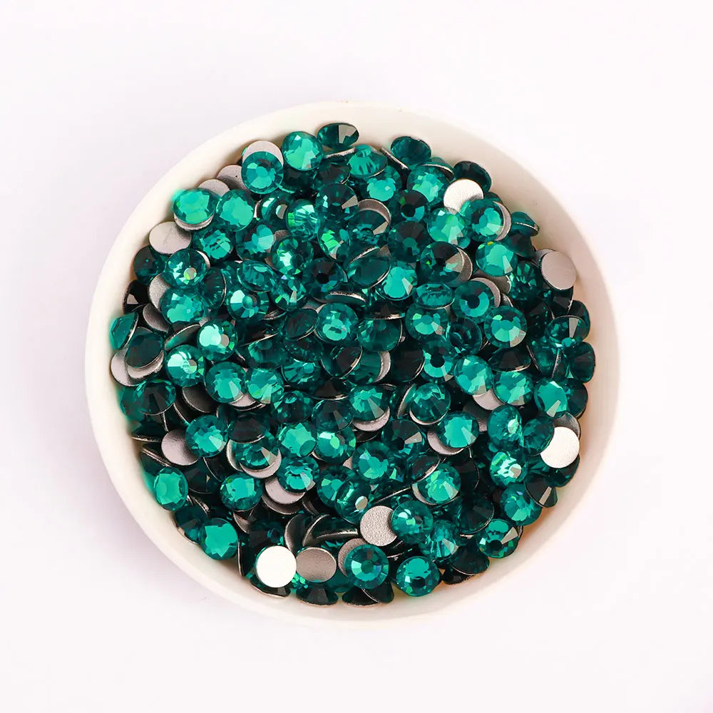 Wholesale SS3 Small Size Nail Charms Non Hotfix Crystal Rhinestone Bling Flatback Glitter Diamond Rhinestones Bulk  for Nail Art