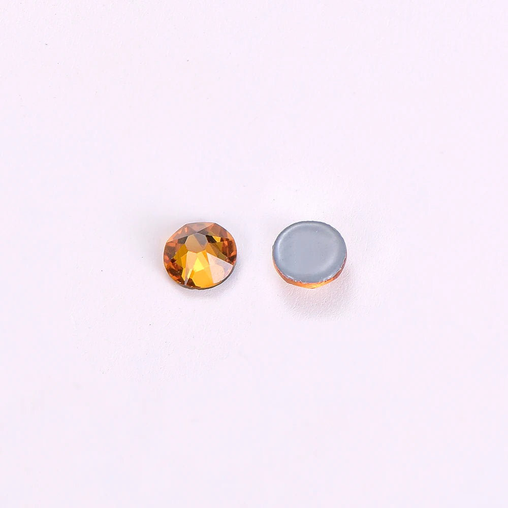 Wholesale Crystal 8 Big and 8 Small Hot Fix Clear Flatback Strass Sewing Fabric Garment Hotfix Diamond Rhinestone DMC Stones