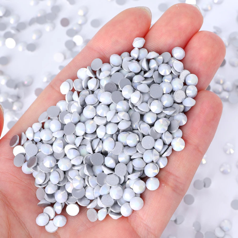 SS3-SS30 1440PCS Peach Dark Violet Glitter Diamond Non-Hotfix Flat Back Rhinestones Bulk Glass Crystal for Tumbler Rhinestones