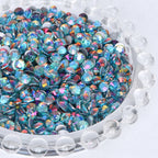 QY Wholesale Over 200 Colors Rhinestones Bulk Red Crystal Flat Back Glue on Non Hotfix Stone Bling Cristal AB for Tumbler