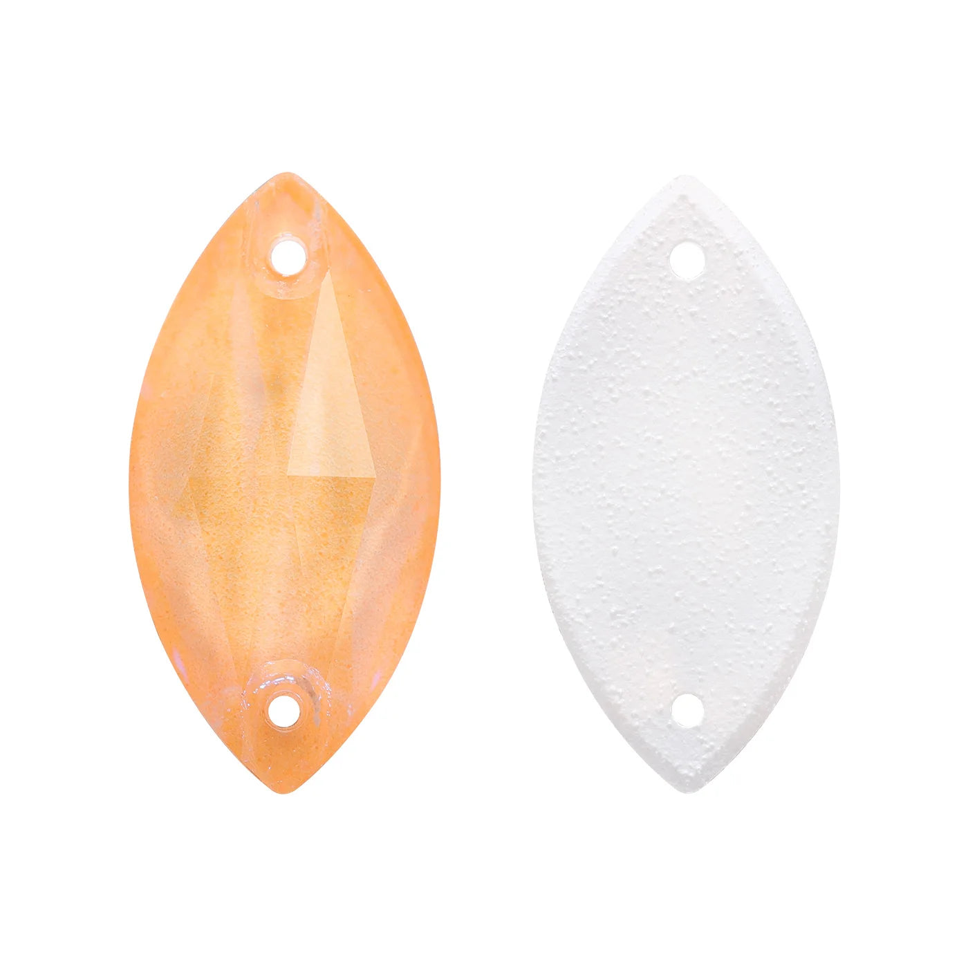 Wholesale Navette 55 Colors Shimmer Sew-on Rhinestones Horse Eye Glass Gems Clothing Flatback Sewing Stones for Jewelry Cloth
