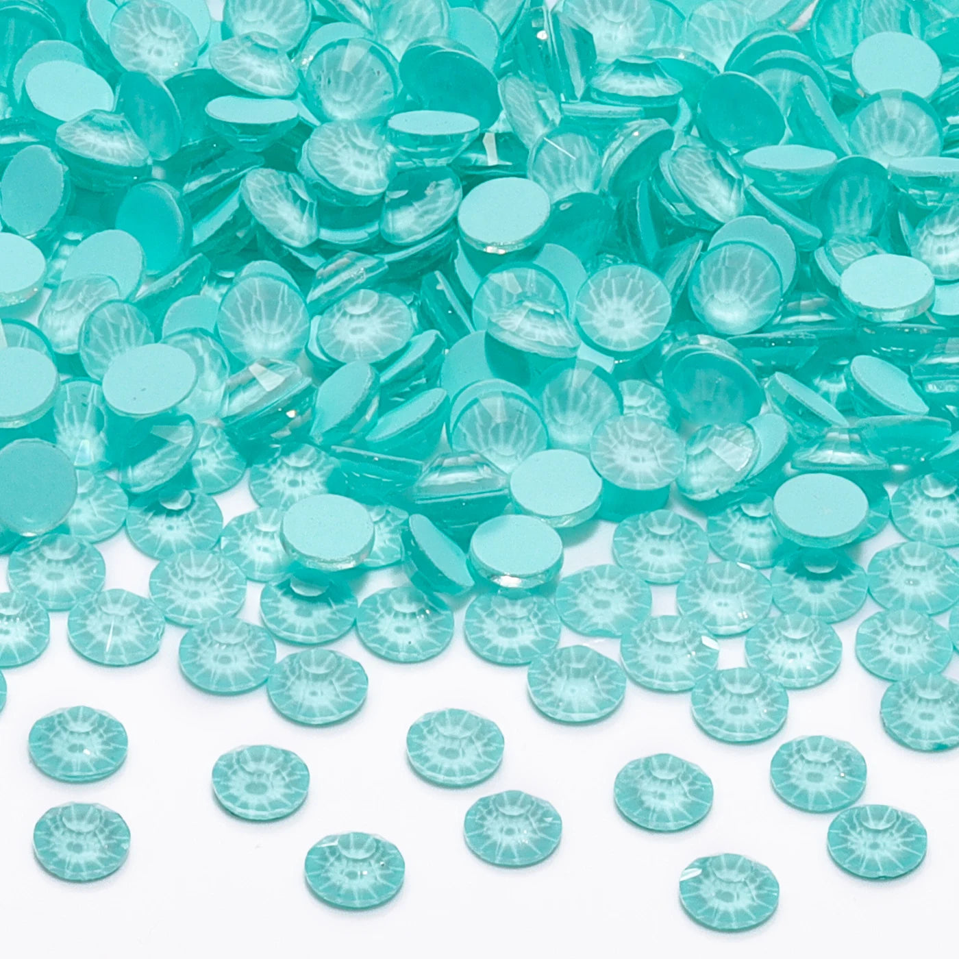 2024 New Colors Neon Glow in the Dark Bling Bling Macaron Non Hotfix Flat Back Rhinestones Glass Bulk Glass Crystal