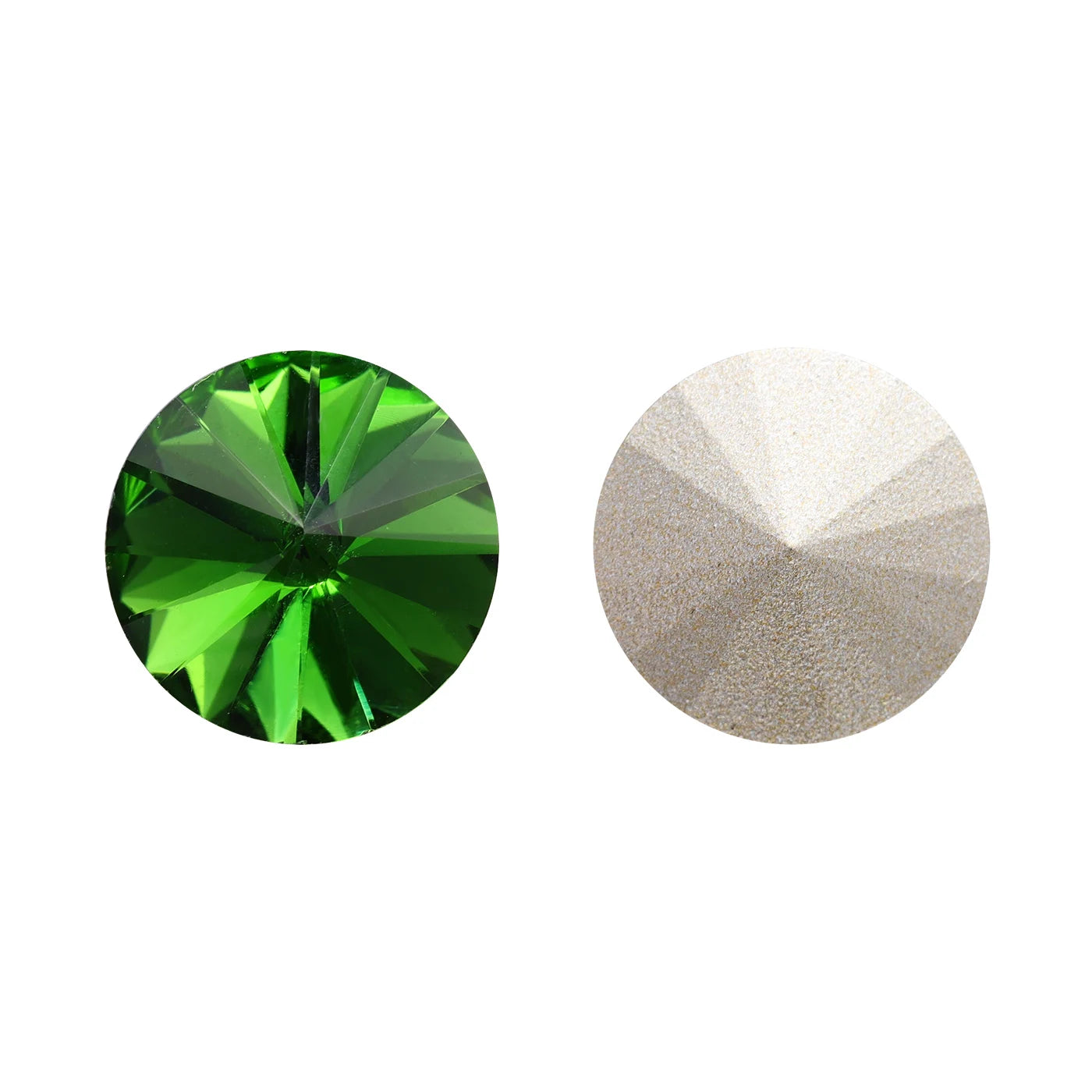 1122 QIyi  New Product Explosion Rivoli Shape Eco-friendly Materials Trendy Design K9 Glass Point Back Rhinestone for DIY