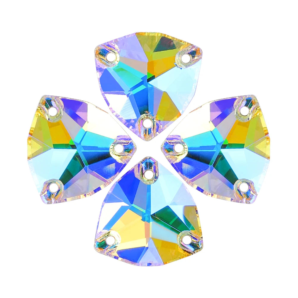 QIYI Brand New Product Explosion 55+ Colors 12*12mm/16*16mm/22*22mm High Quality Glass Sew-On Rhinestones (3272)