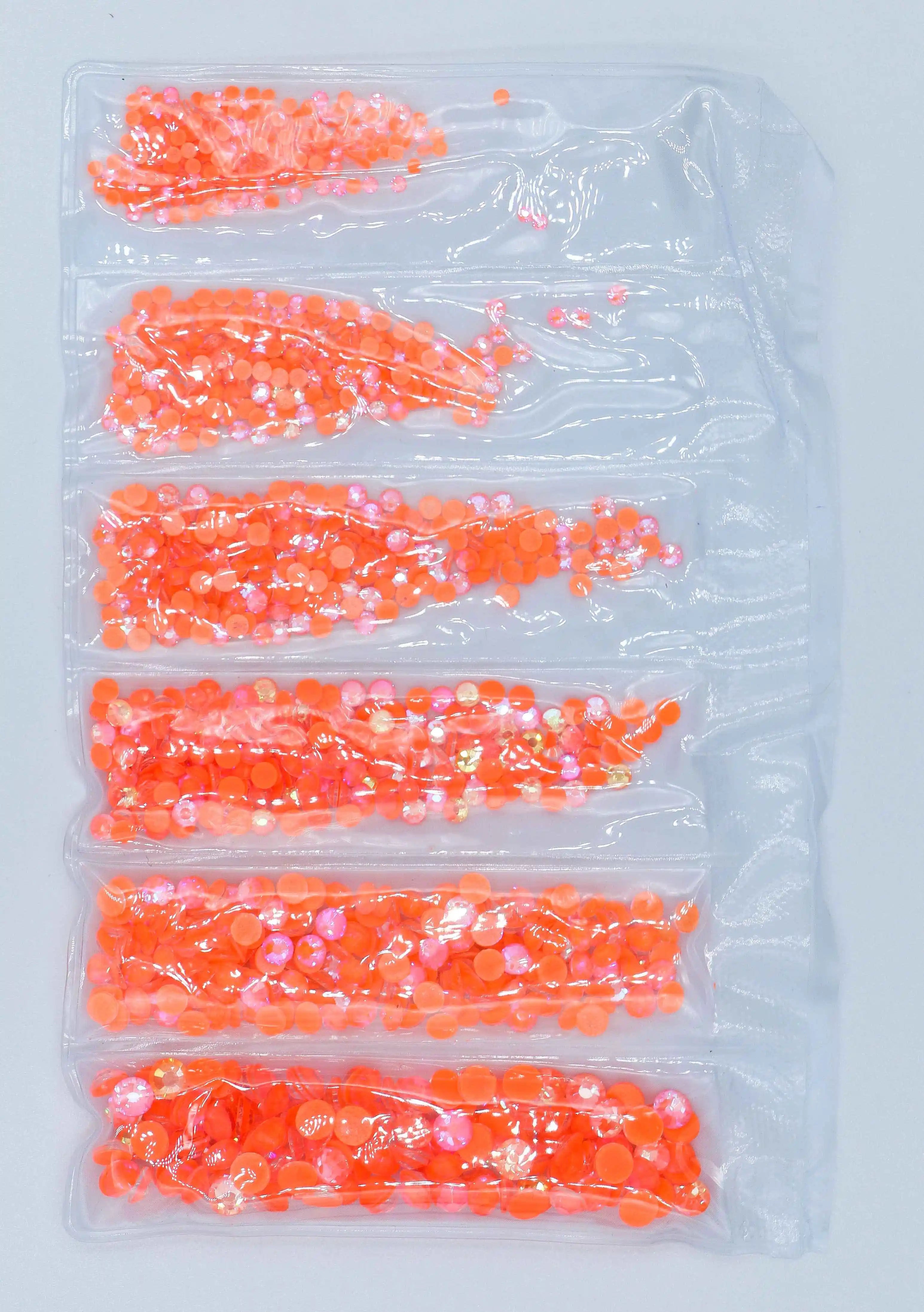 Fluorescent Luminous Mix SS6-SS20 Non Hotfix Neon Rhinestone Noctilucent Electric Nail Art Decorations