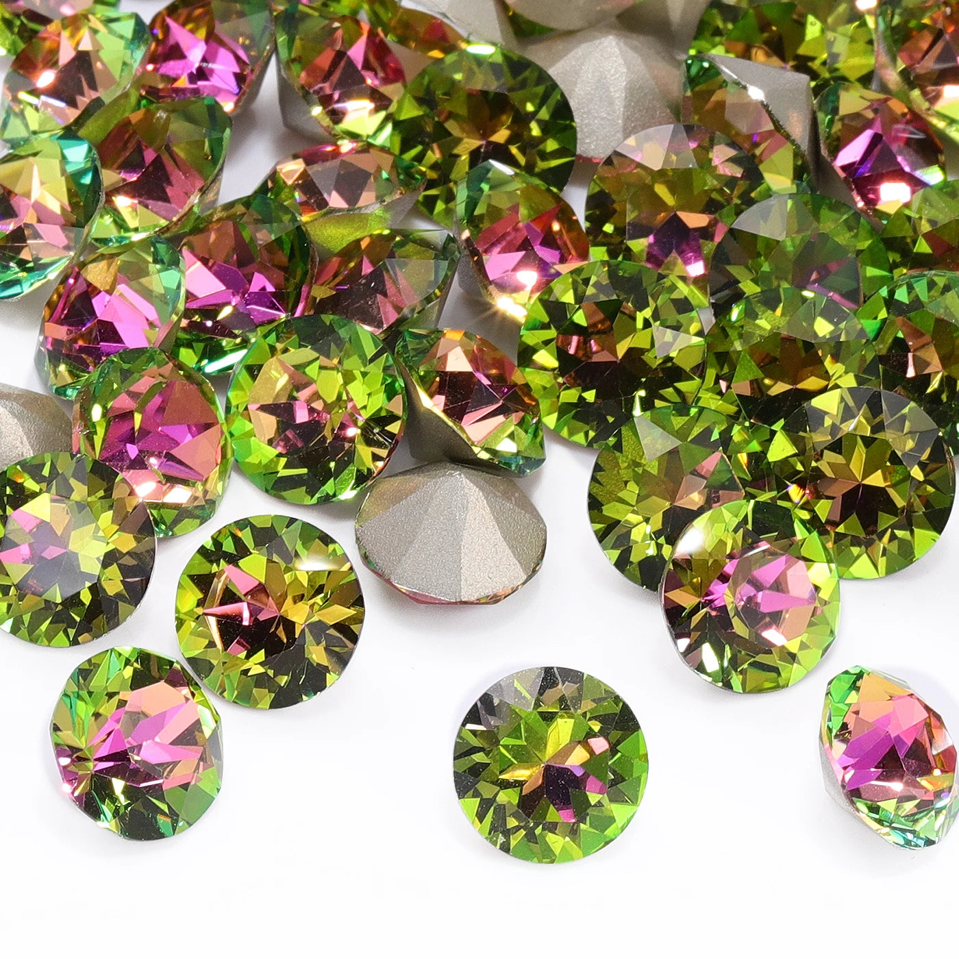 QIYI 2024 New Arrival Factory Wholesale AB Colors Grade AAAAAA Luxury K9 XIRIUS Chaton Pointback Rhinestone for Decoration Cloth