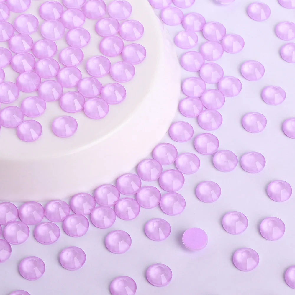 Factory Wholesale Rhinestone Non Hotfix Neon Flat Back Crystal Pink Glass Rhinestones for DIY Nail Clothing