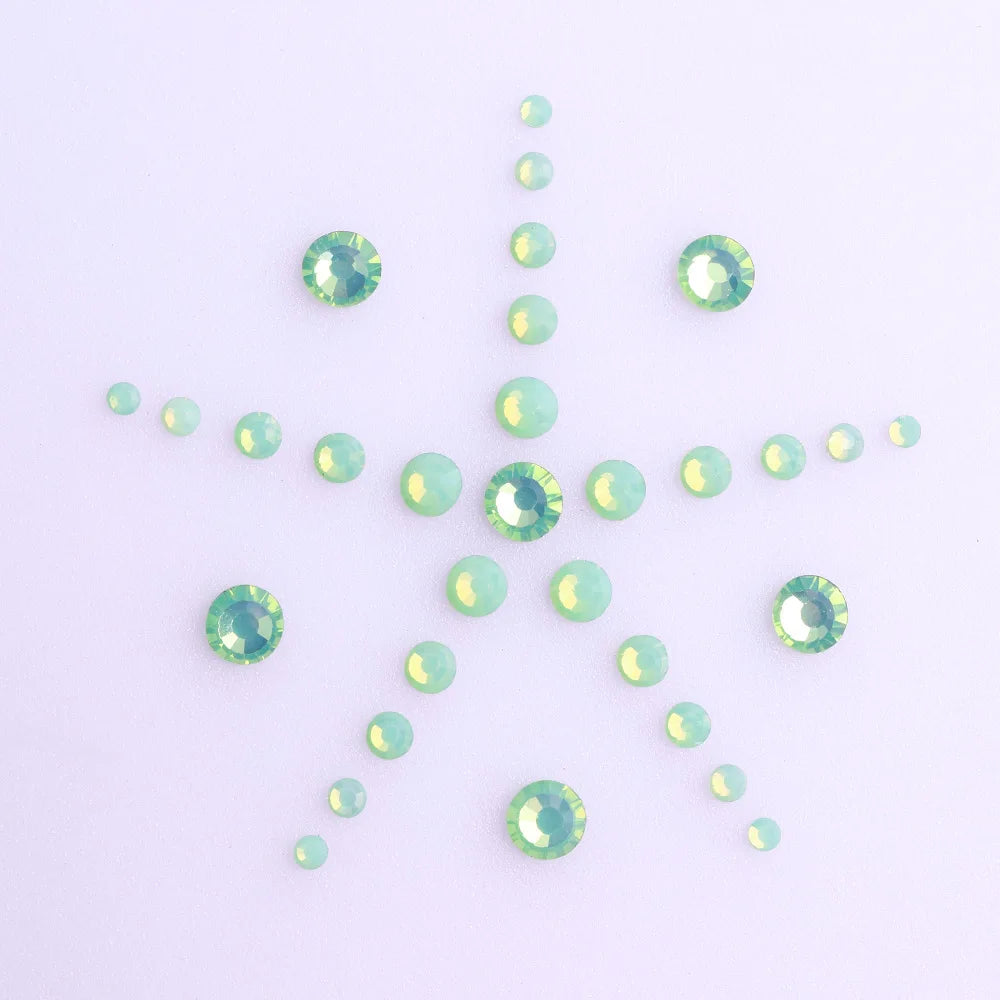 QIYI Factory Wholesale Mixed Size Ss4-ss20 Bling Crystal Rhinestones Bulk for Decorative Nail Art