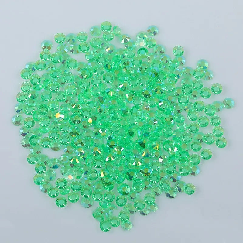 Wholesale of High Quality Flat Bottomed Crystal Rhinestones Transparent Jelly Rhinestones for Handicrafts