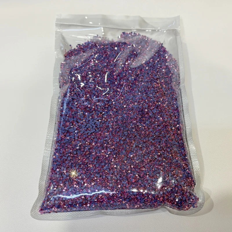 Hot Fix Flatback Round Rhinestones Bulk Glass Crystal Glue-On Technique Garment Accessories Rhinestone