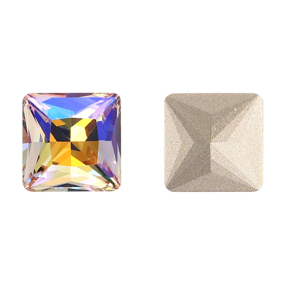 Effect Color Hot Selling Latest Fashion Design Factory Wholesale New Design Eco-friendly Materials K9 Glass Point Back Stone